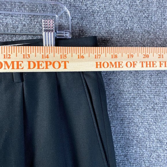 Louis Raphael Tailored Dress Pants 34/30 Men's Polyester Wool Adults Black - Picture 4 of 9